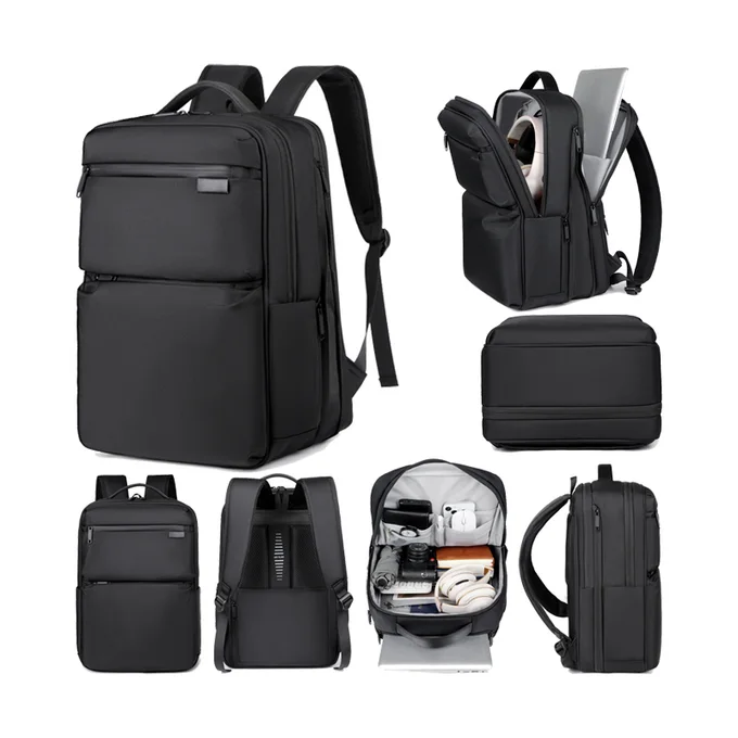 Business backpack, travel backpack, large capacity, reduced load — image 2