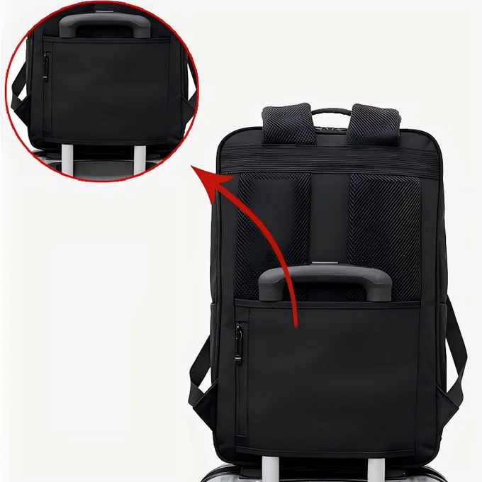 Business backpack, travel backpack, large capacity, reduced load — image 3
