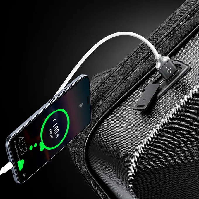 Expandable Hard Shell Laptop Backpack — image 4