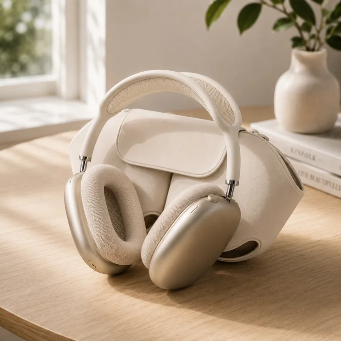 Wireless Noise-Cancelling Headphones + Protective Cover Set — image 3