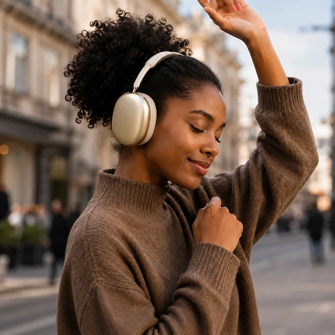 Wireless Noise-Cancelling Headphones + Protective Cover Set — image 4