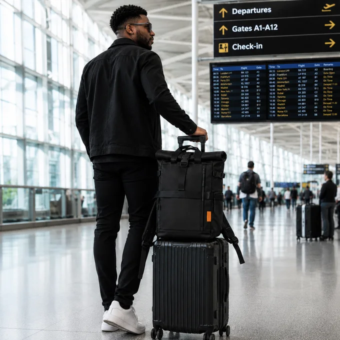 Rolltop Travel Backpack — image 3